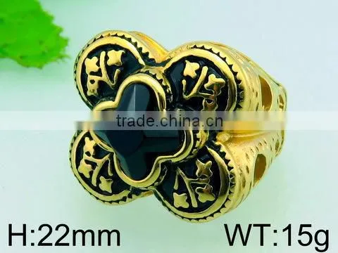 High quality Unique fashion exotic gold rings