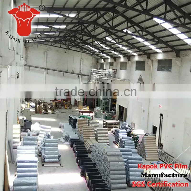 Super clear transparent soft pvc sheet for bag making