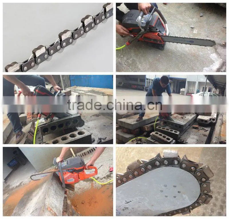 2015 newest 3/8" Guage 0.063 stone saw chain of garden tool parts/wholesale oregon chain saw