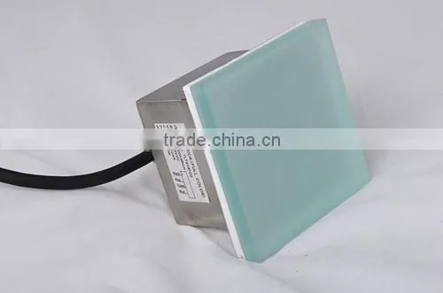 Outdoor waterproof IP67 led brick tile light frosted glass cover walkway paver lights