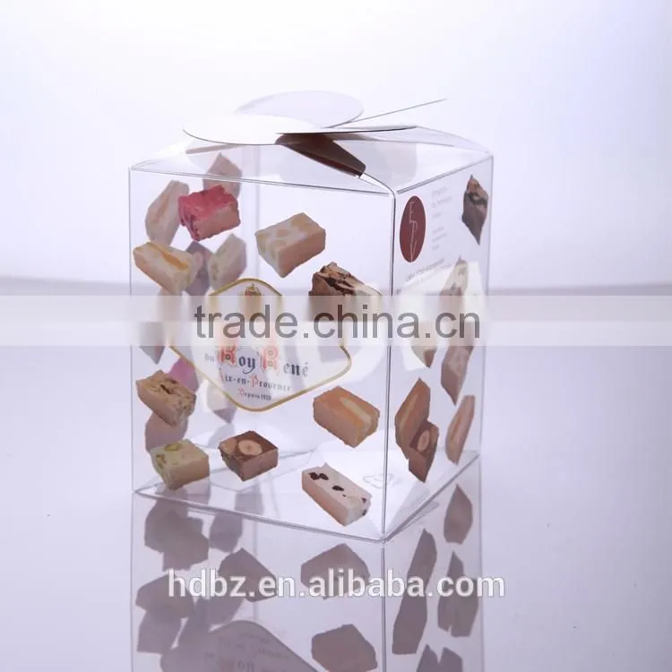 hot-selling recyclable clear pvc gift boxes wholesale