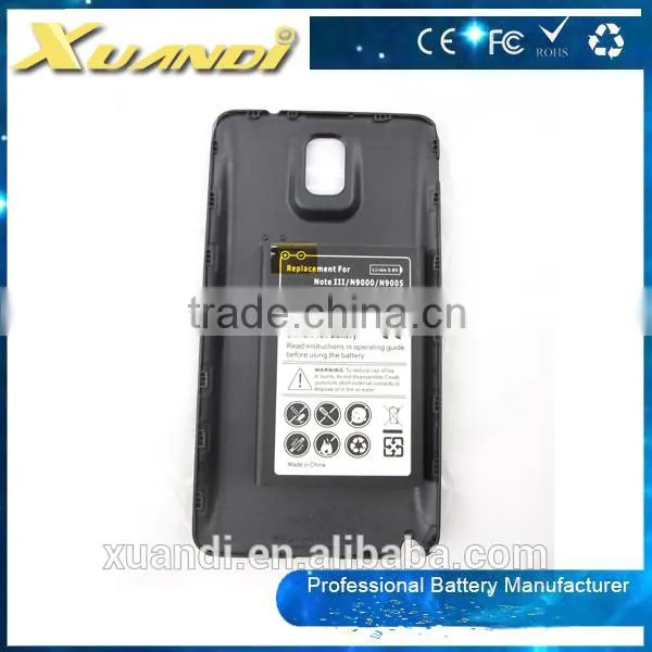 6800mAh hot selling mobile phone batteries Thick Battery + Back Cover Case For 9000/9005