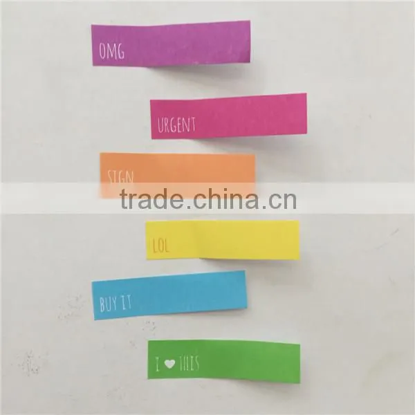cartoon characters paper bookmark sticky notes
