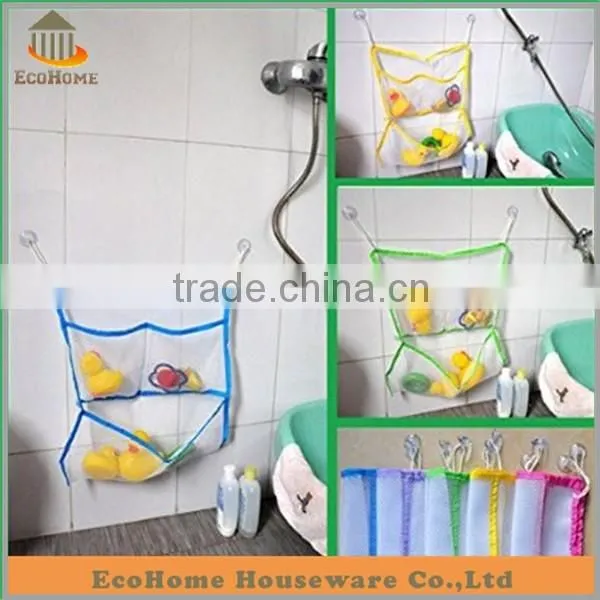 Factory directly baby bath toy organizer with top quality suction cup, Amazon supplier