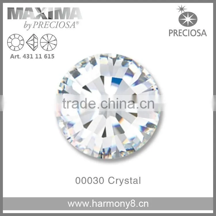 Original PRECIOSA MC Chaton Maxima, Crystal Point Back Rhinetsone