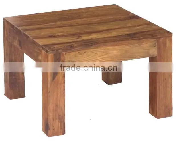 Large Square Sheesham Lamp Table Small Coffee Table