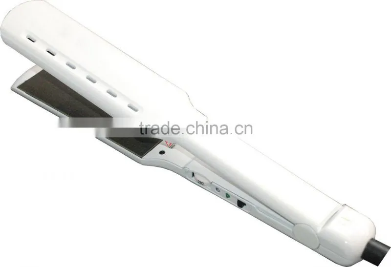 Professional Ceramic Flat Iron Hair Straightener and Curler
