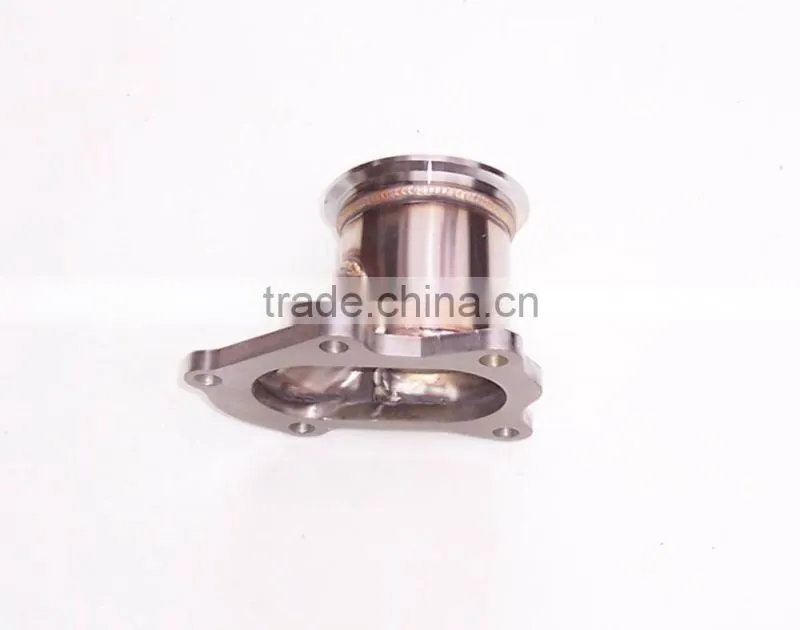 5 Bolt Turbo Downpipe Flange To 3" V Band Conversion Adaptor with V-band clamp kits