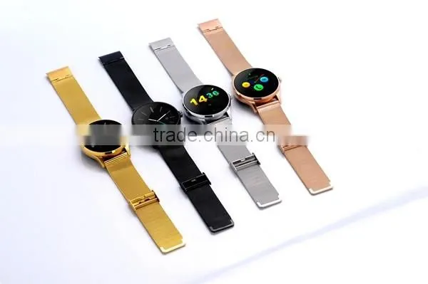 Wholesale MTK2502C Round IPS Touch Screen Smartwatch K88H Bluetooth Camera Watch with Sim Card and Heart Rate Monitor