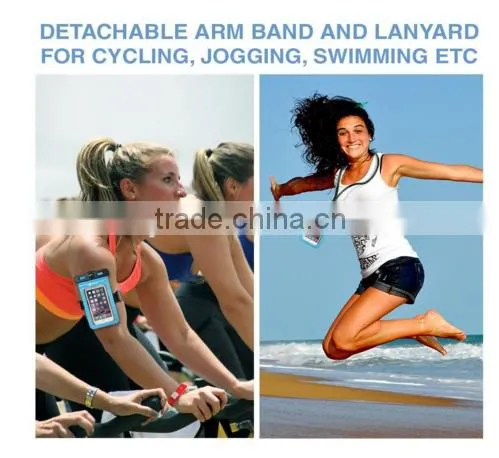 PREMIUM QUALITY Universal Waterproof Case including ARMBAND COMPASS LANYARD - Best Water Proof, Dustproof, Snowproof Bag