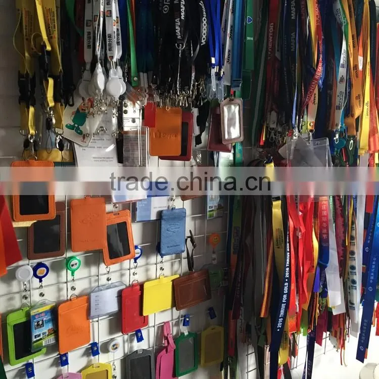 Printing lanyard with pvc card holder