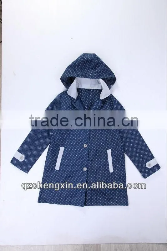 fashionable waterproof child rainwear