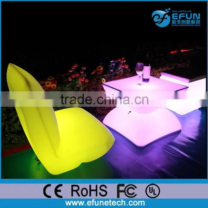 led bar furniture illusion rgb color changed light up inflatable outdoor sofa
