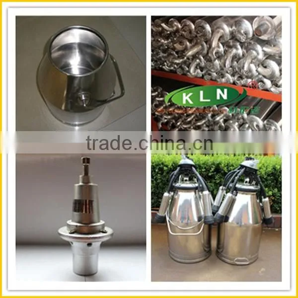KLN portable vacuum pump type milking machine with one bucket