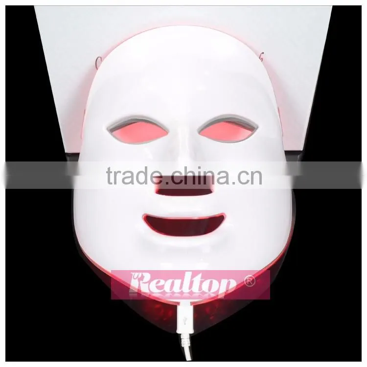 skin care mascara facial photodynamics pdt rejuvenation anti aging red yellow green blue led light therapy cosmetic facial mask