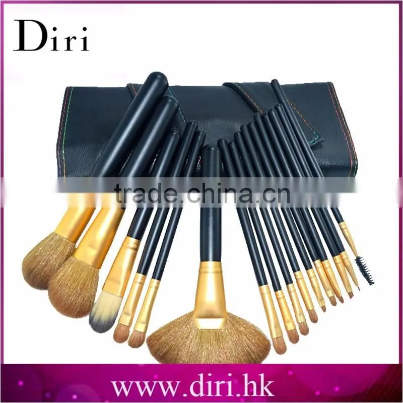 high quality synthetic hair makeup brush 16pcs set