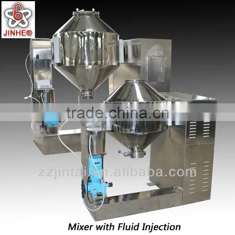 time saving spray powder mixer with fluid spray for pharmacy