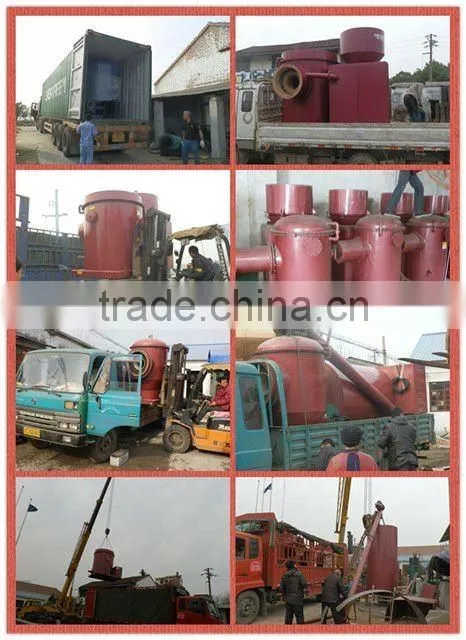 Biomass burner for pyrolysis plant