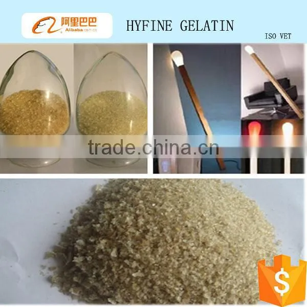 Match glue/industrial bovine organic gelatin powder for match