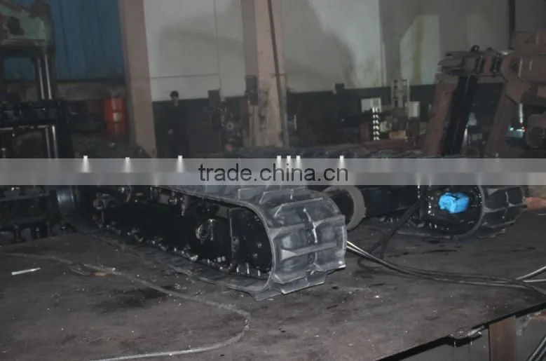 Good quality rubber track undercarriage for excavator and drilling machinery