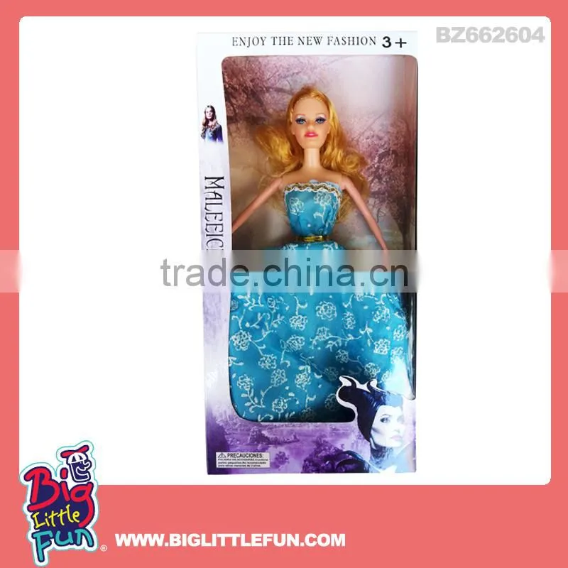 11 inch solid children maleficent doll toy