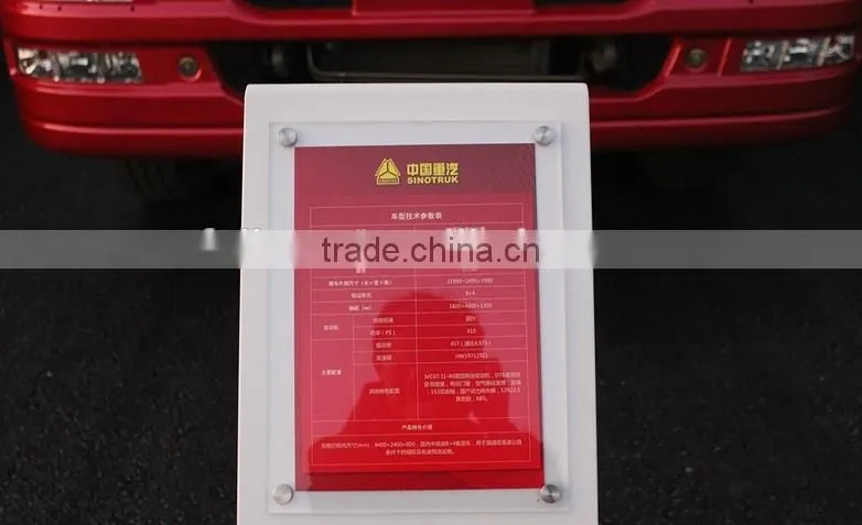 Manual Transmission Diesel Fuel STR box truck 310HP 8x4
