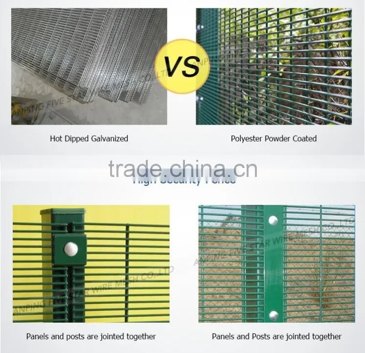 358 High Security Fence/Galvanized 358 High Security Fence/358 Anti Climb High Security Fence
