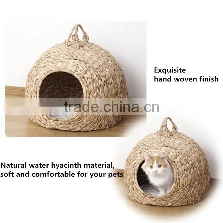 S&D Wholesale cheap modern style water hyacinth eco-friendly Beauty pet house