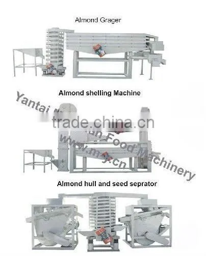 almond dehulling equipment