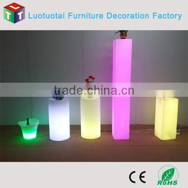 Rechargeable battery operated paty/evet decorative led column