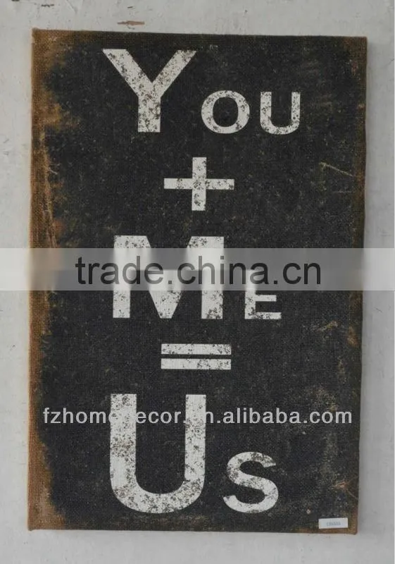 Jute/linen fabric wall decor wall hanging decoration