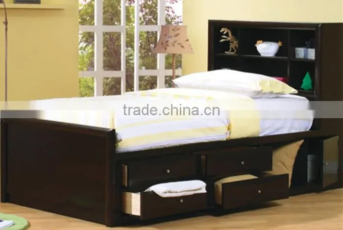 E1 grade wood single bed
