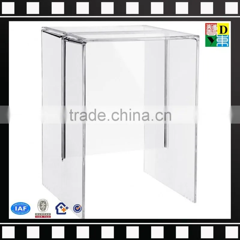 Acrylic small coffee table/perspex sofa side table from shenzhen yidong