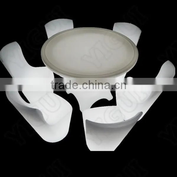 New Arrival Plastic with LED Bar Stool with Bar Stool Parts for club