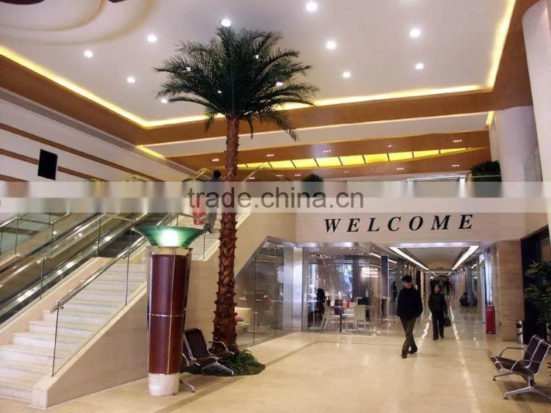 Artificial outdoor palm trees