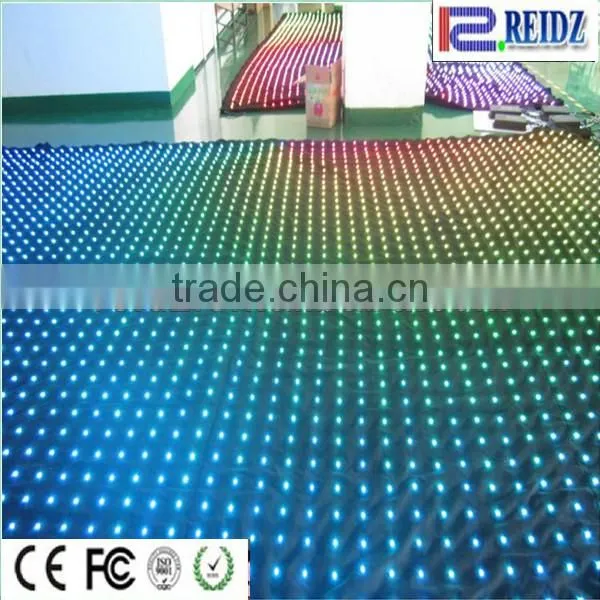 CE RoHS flexible fabric indoor p10 indoor led display big xxx video screen