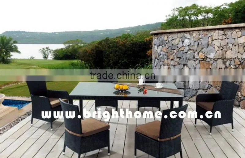 Plastic Pool Glass Dining Table