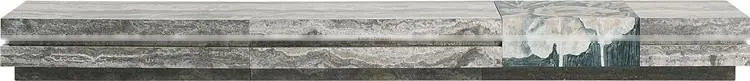 KD236D Italy style royal luxury glass unique tv stands