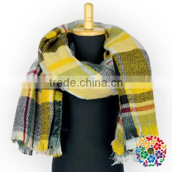 Turkish Pashmina Shawl Red Plaid Winter Shawl Kids Latest Design Shawl