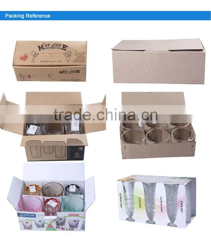 High Quality Pressed Square Glass Candle Holder