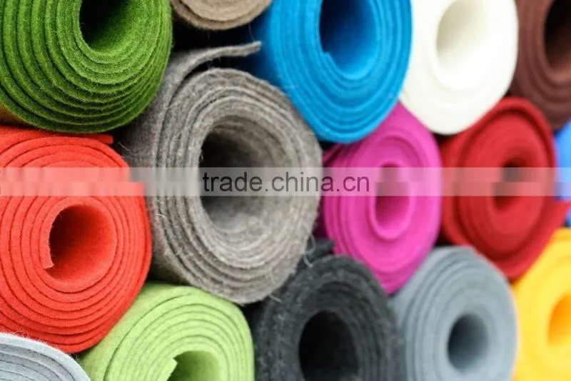 PET felt /polyester felt with different colors