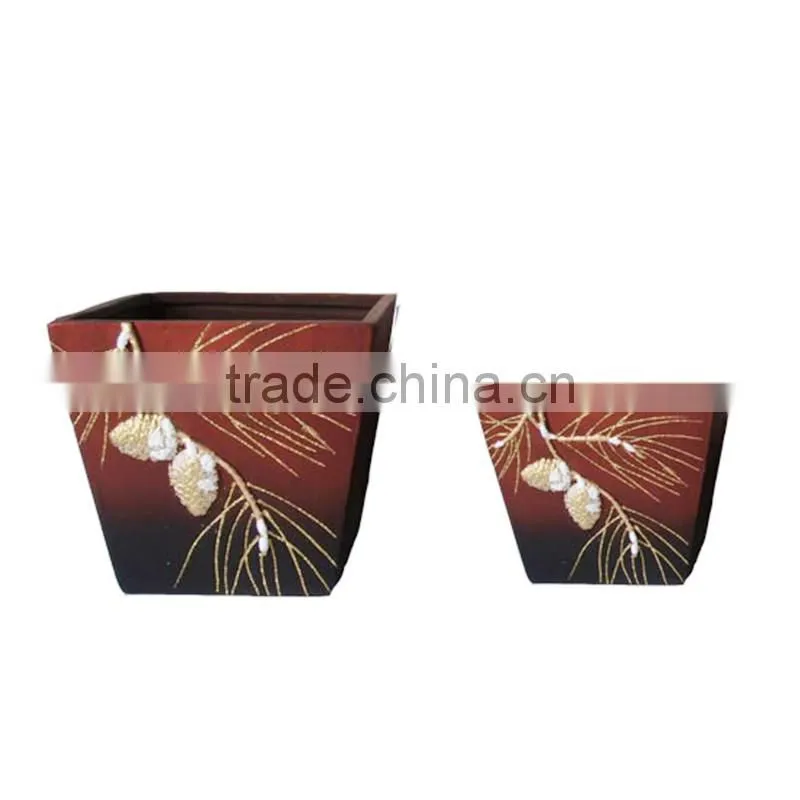 ceramic flower pot for Christmas ornaments