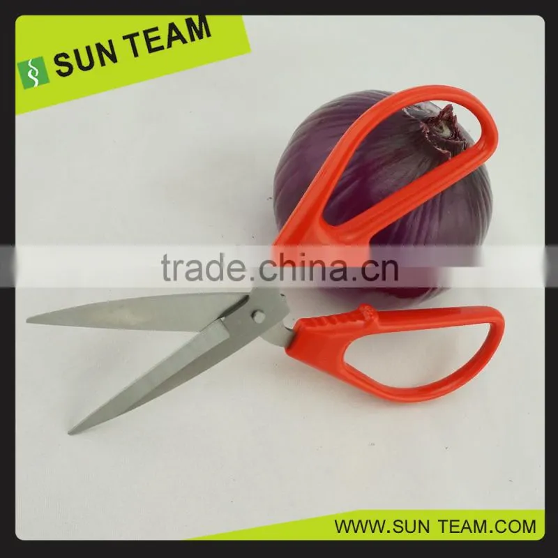 SK062 6-3/4" short red color blade multi-functional meet all needs for kitchen scissors