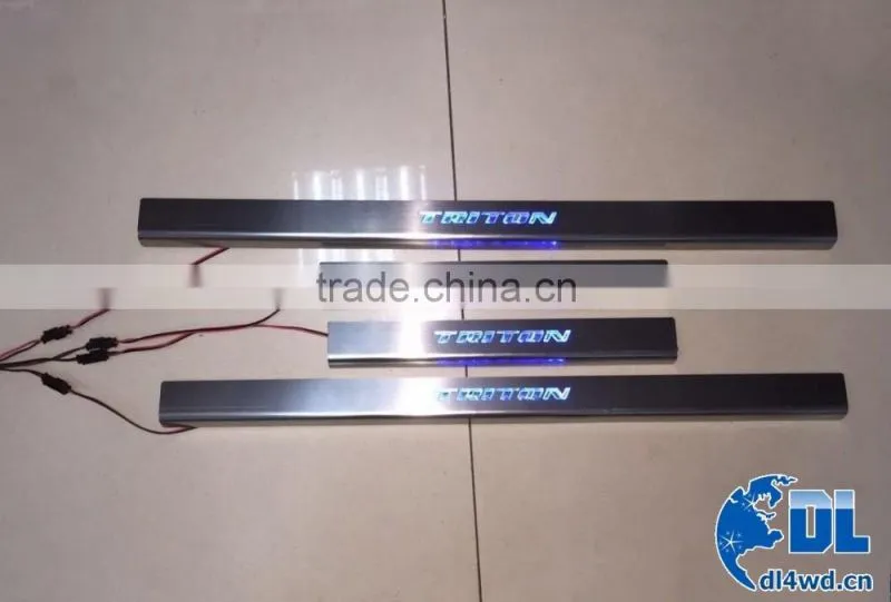 Newest LED door sill for Mitsubishi Triton