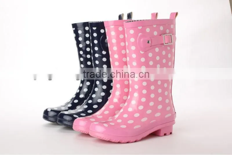 customize print half wellington boot for women
