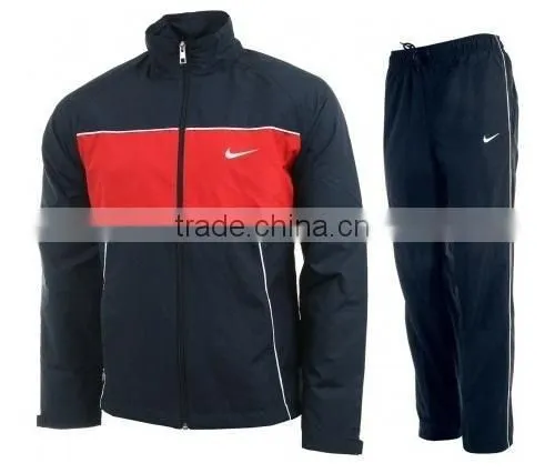 2014 newest mix color tracksuits,100% Polyester,top design tracks/Nylon/Taslon/PC/Trinda & Piping in Contrast Colors