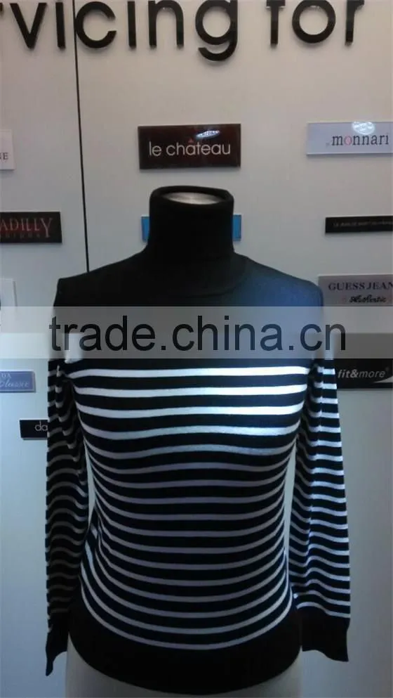 2015 new fashion knitting women sweater with long sleeve pullover
