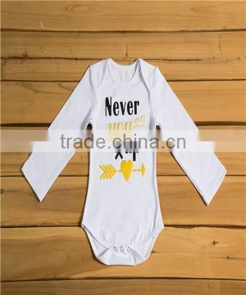 100% cotton onesie baby romper baby long sleeve romper