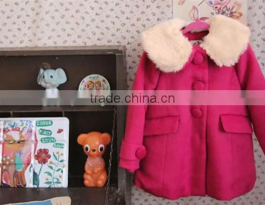 Cute Korea style coat Kids wholesale winter clothing