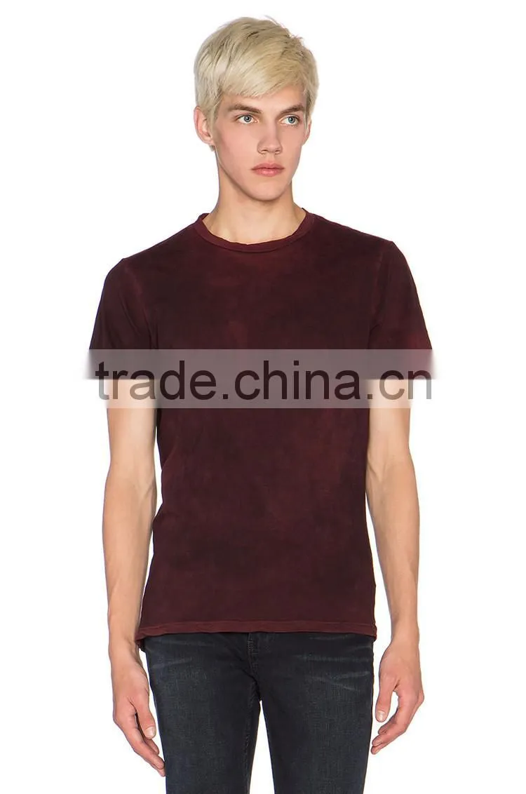 Cheap round neck blank 100%cotton t shirt vintage shirt